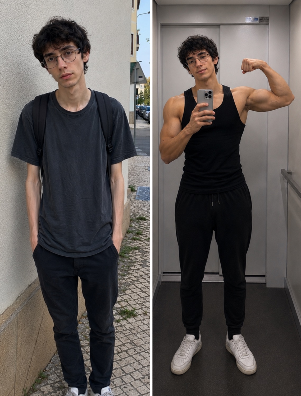 Diogo, 19 anos, ganhou 14 kg em 12 meses com o Repz AI